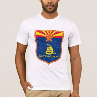 Arizona och den Gadsden flagga skyddar Tee Shirt