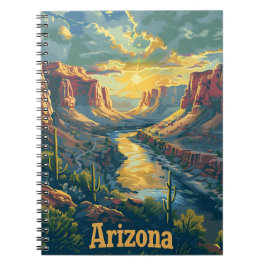 Arizona ökenklippor anteckningsbok