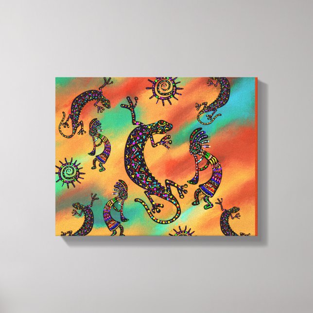 Arizona ökenkonst canvastryck (Framsida)