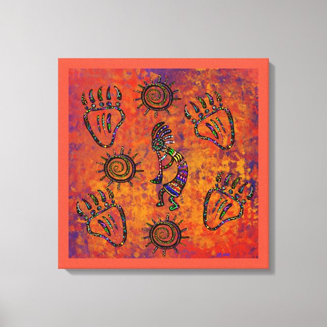 Arizona Ökenkonst Canvastryck (Framsida)