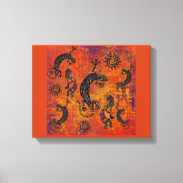 Arizona-ökenkonst Canvastryck