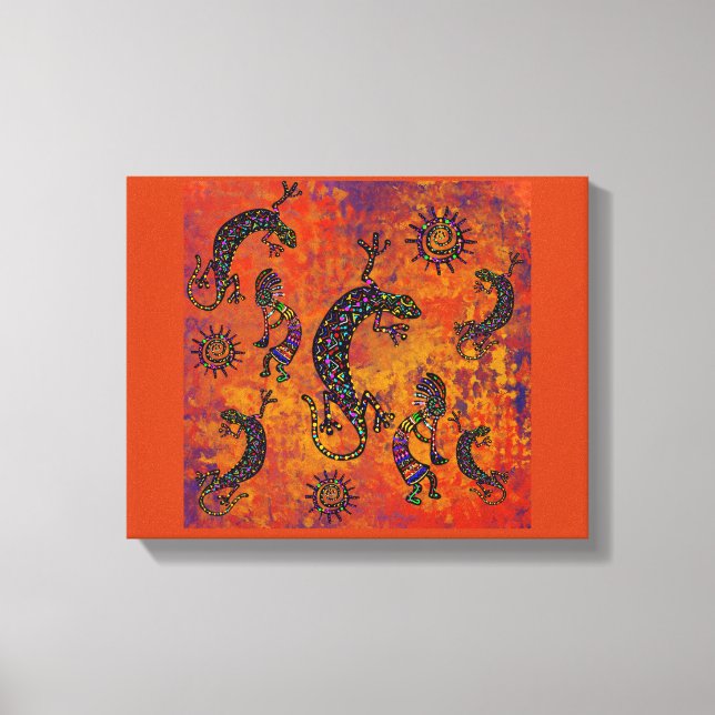 Arizona-ökenkonst Canvastryck (Framsida)