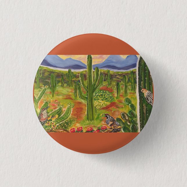 Arizona-ökenkonst Knapp (Framsida)