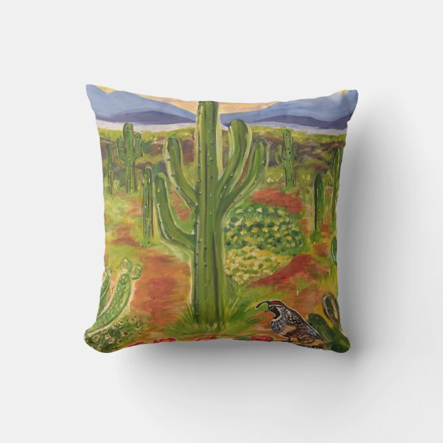 Arizona Ökenkonst Kudde (Framsida)