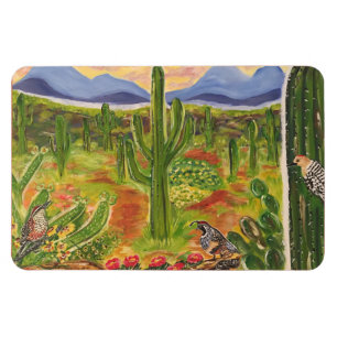 Arizona-ökenkonst Magnet