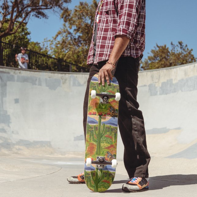 Arizona Ökenkonst Mini Skateboard Bräda 18,5 Cm (Utomhus 2)