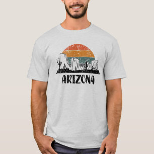 Arizona ökensolnedgång cactus. t shirt