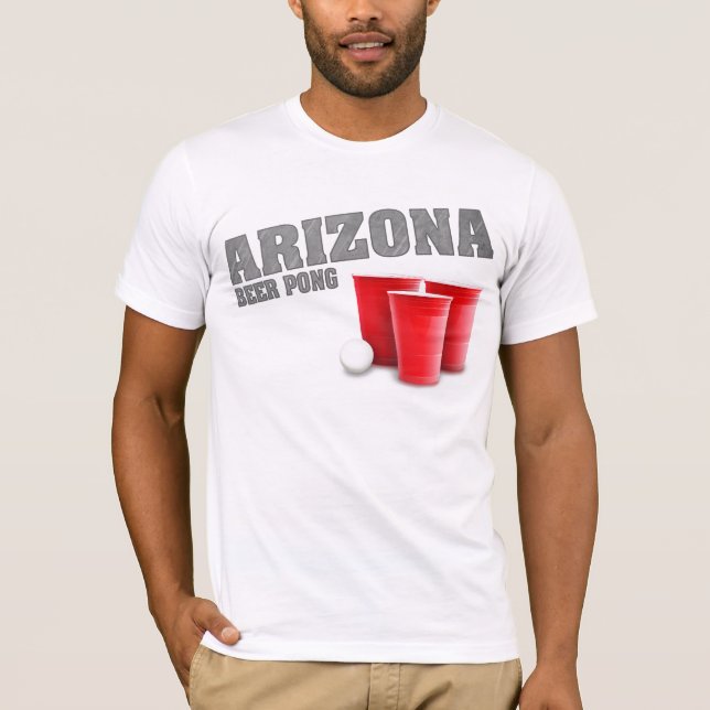 Arizona ölPong T-tröja T-shirt (Framsida)