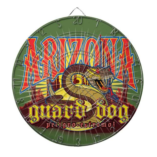 Arizona Orm på Vakt Darttavla (Framsidan)