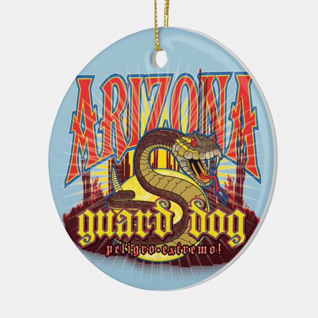 Arizona Orm på Vakt Julgransprydnad Keramik (Vänster)