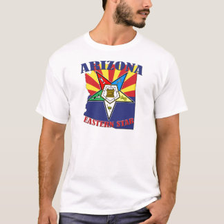 Arizona östlig stjärnastatlig flagga t shirt