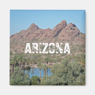 Arizona Papago Park Phoenix Southwest Landcape Magnet