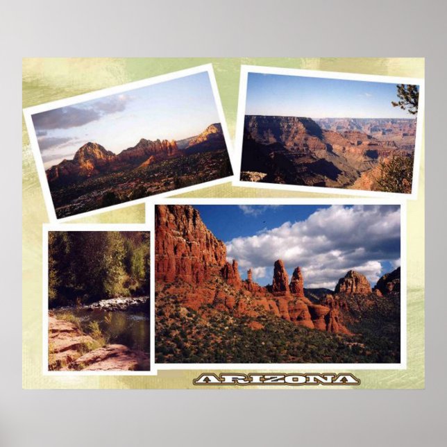 Arizona Photo Album Stil Poster (Framsidan)
