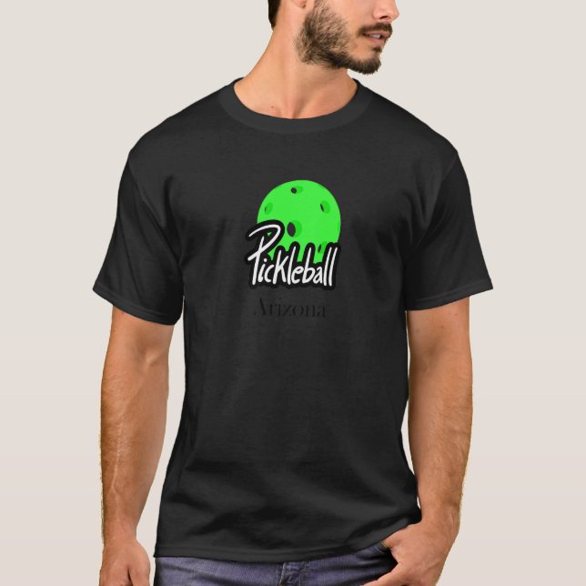 Arizona Pickleball T Shirt (Framsida)