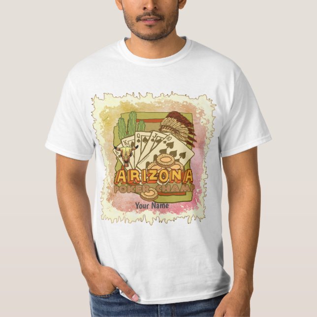 Arizona Poker T Shirt (Framsida)