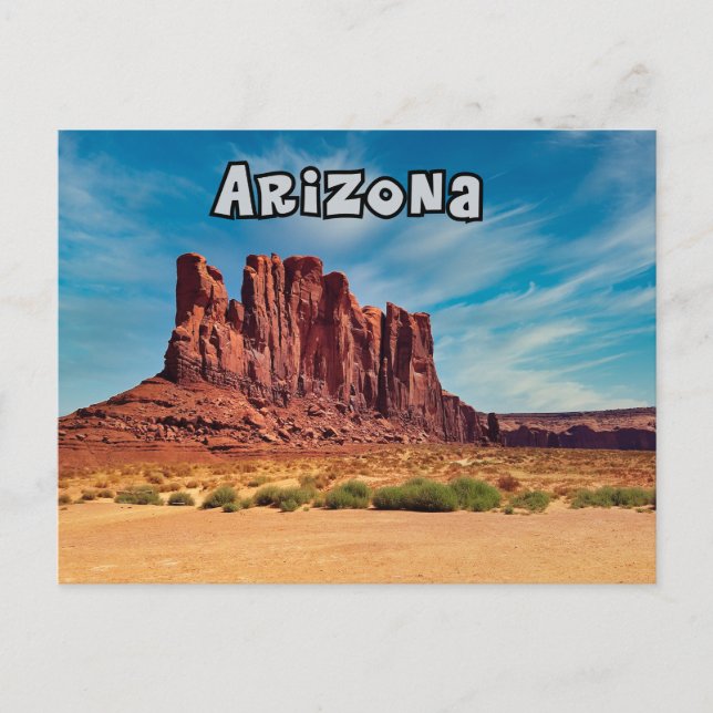 Arizona Postcard Souvenir Travel Vykort (Framsida)