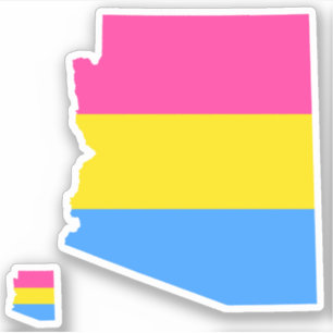 arizona pride stripe pansexual flagga klistermärken