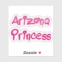 Arizona Princess Rosa Sticker