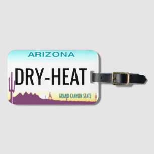 Arizona registreringsskylt bagagebricka