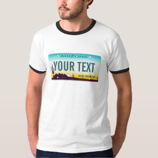 Arizona registreringsskyltskjorta t-shirt
