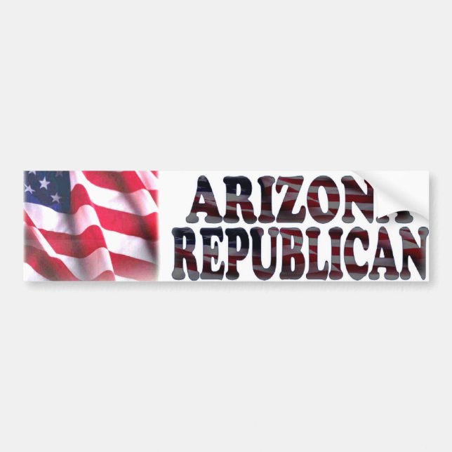 Arizona republikan bildekal (Framsidan)