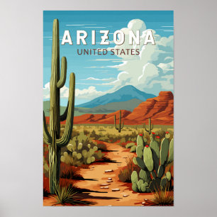 Arizona Resa Konst Vintage Poster