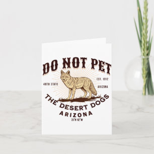 Arizona Roligt Rör Inte Ökenhundarna Coyote Så Kort
