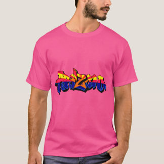 Arizona Roosevelt Row Flagga Graffiti Rosa T Shirt
