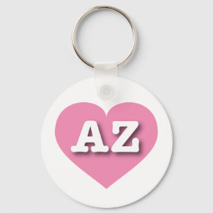 Arizona Rosa Heart - I kärlek AZ Nyckelring