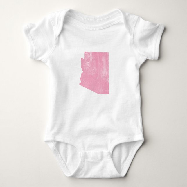 Arizona rosa vintageGrunge Tee Shirt (Framsida)