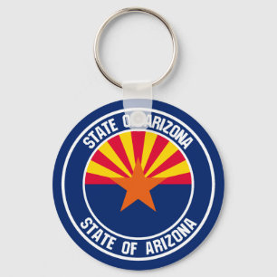 Arizona Round Emblem Nyckelring