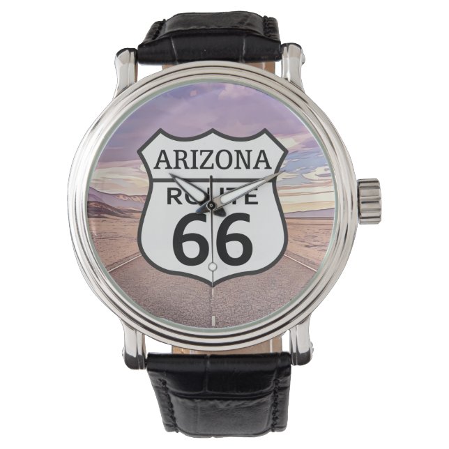 Arizona Route 66 Armbandsur (Framsida)