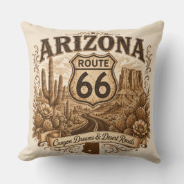 Arizona Route 66 Canyon Dreams Dekor Kudde