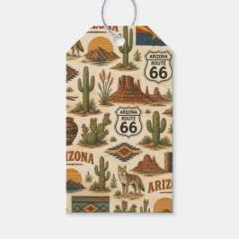 Arizona Route 66 Ökenpresentleden Presentetikett