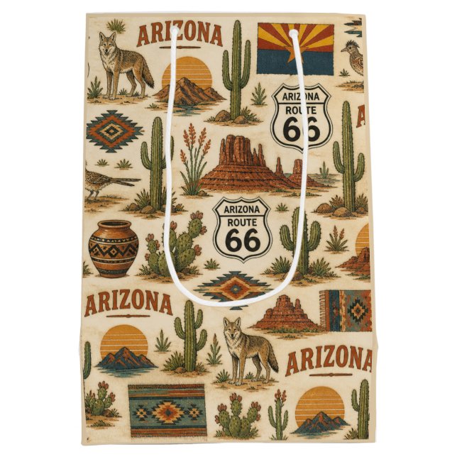 Arizona Route 66 Present Vägutflykt (Baksidan)
