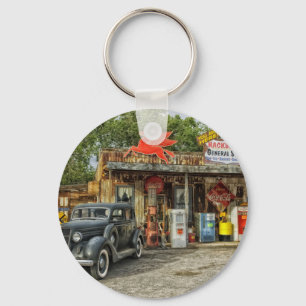 Arizona Route 66 Rustic återellager Nyckelring