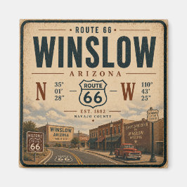 Arizona Route 66 väghyllning Magnet