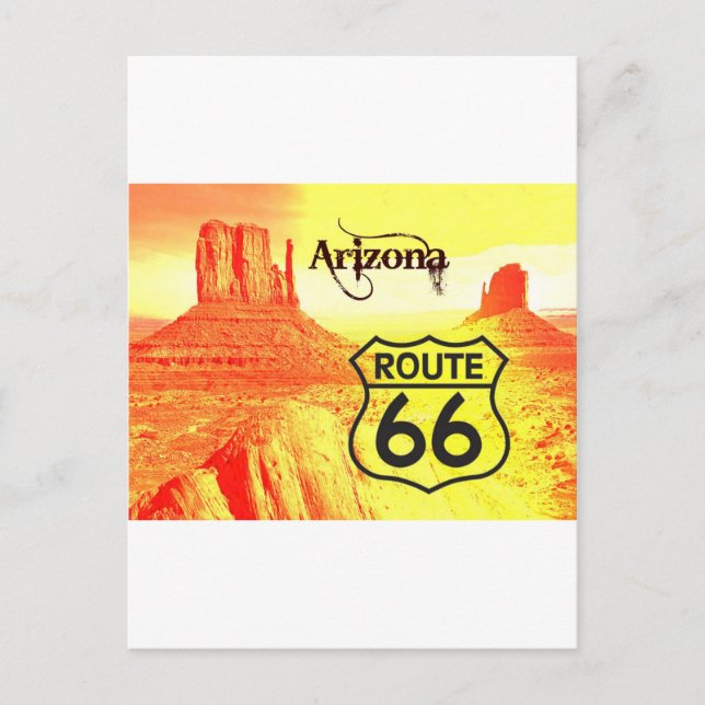 Arizona Route 66 Vykort (Framsida)