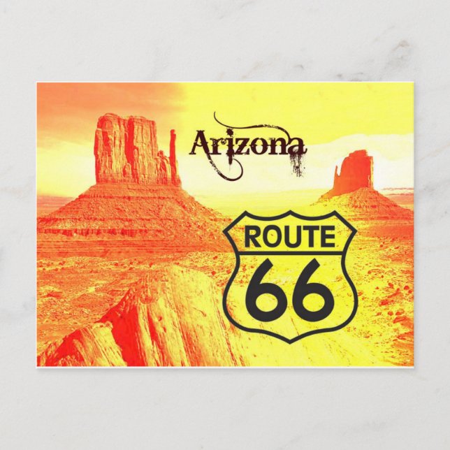 Arizona Route 66 Vykort (Framsida)