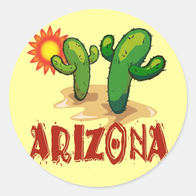 ARIZONA RUNT KLISTERMÄRKE (Framsida)