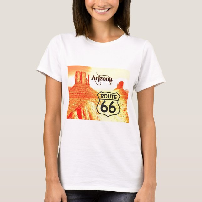Arizona rutt 66 tee shirt (Framsida)