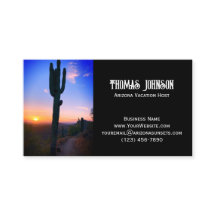 Arizona Saguaro Cactus Sunset Personlig