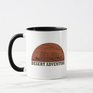 Arizona Sedona Desert liggande vintage för solnedg Mugg