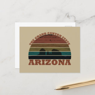 Arizona sedona Grand canyon liggande retro Helg Vykort