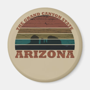 Arizona sedona Grand canyon liggande retro Magnet