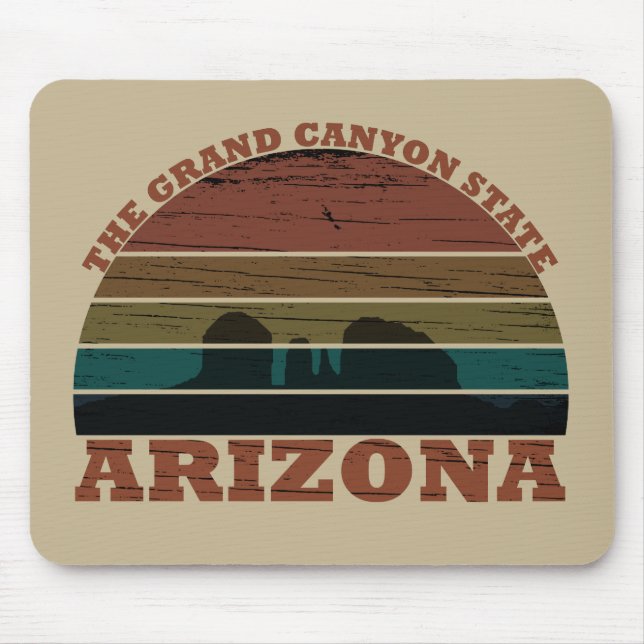 Arizona sedona Grand canyon liggande retro Musmatta (Framsidan)
