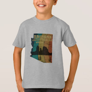 Arizona Sedona Landcape az karta vintage T Shirt