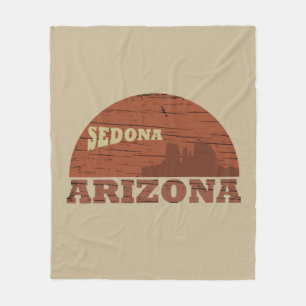 Arizona Sedona liggande az vintage Fleecefilt