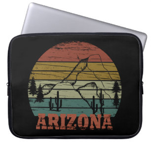 Arizona sedona liggande liggande vintage az retro laptop fodral