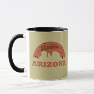 Arizona sedona liggande liggande vintage az retro mugg